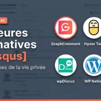 Meilleures alternatives à Disqus respectueuses de la vie privée (2026)
